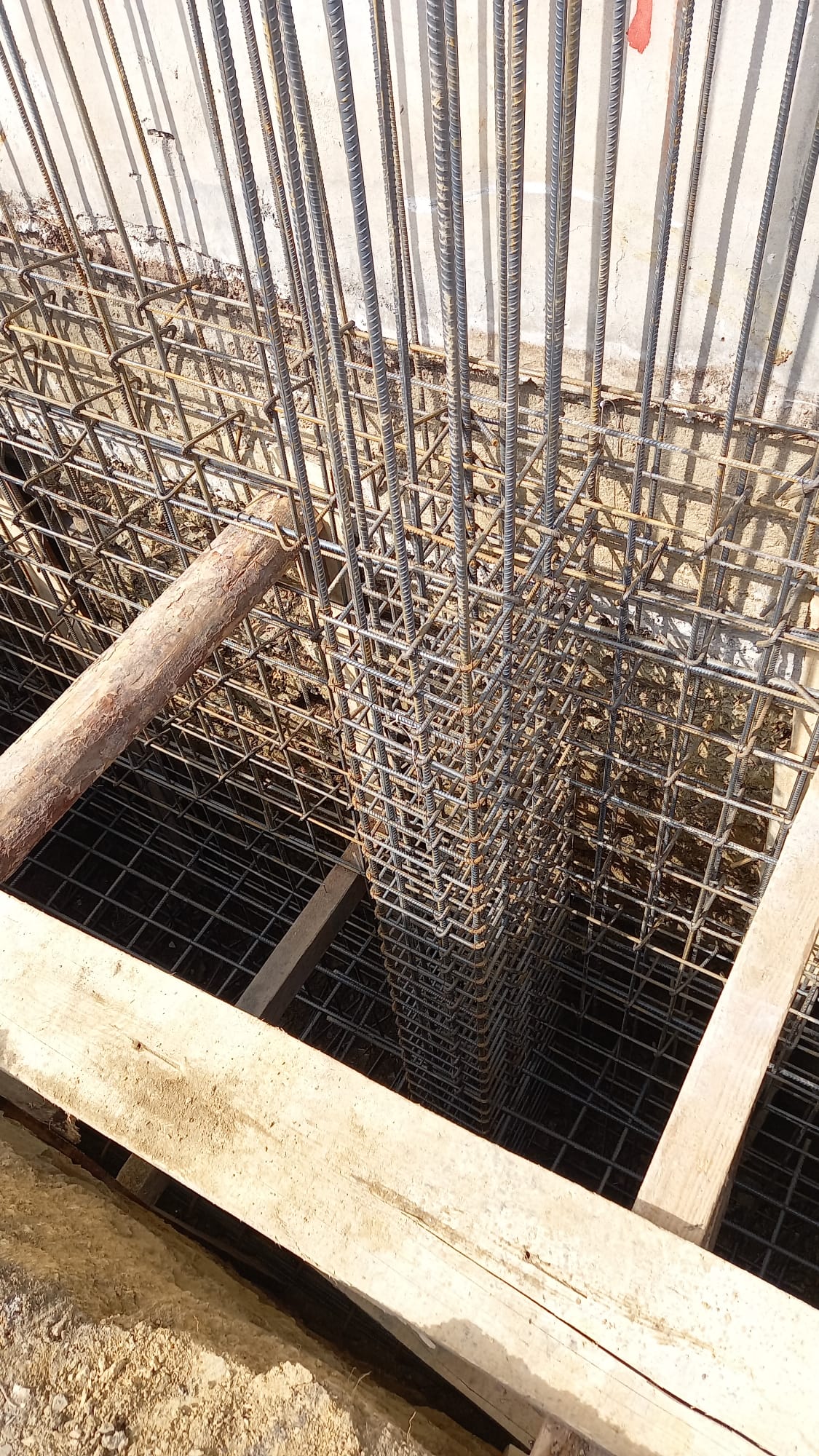 Demir Donatı Üstten Detay